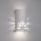 Luxury Lighting Asavva 13in. High Half Sun Ceramic Outdoor Wall Light, Paintable White Bisque 411-33A-W-u/d-7-17 - alternate 1